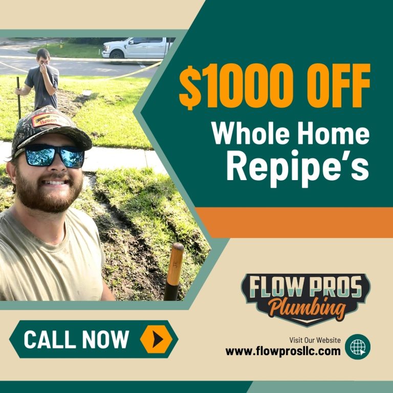 Flow Pros Meta Ads - $1000 off whole home Repipe’s