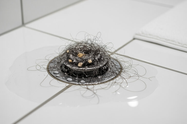 clogged shower drain - "My shower drain is completely clogged. Who can I call for help in St. Petersburg?