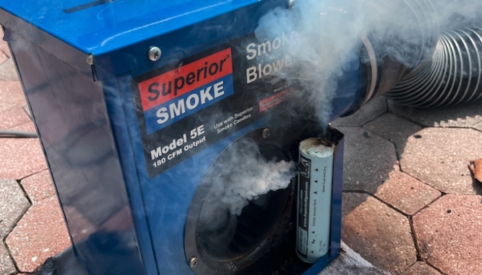 Smoke Leak Detection Plumbing